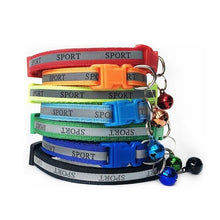 Load image into Gallery viewer, 60 Pcs Puppy Halsbandjes Luxury Cat Collars Collar Gato Pet Collar For Cats Collar With Bell Adjustable Buckle Puppy Cat
