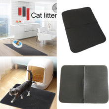 Load image into Gallery viewer, Waterproof Pet Cat Litter Mat EVA Double Layer Cat Litter Trapping Pet Litter Cat Mat Clean Pad Products For Cats Accessories
