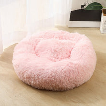 Load image into Gallery viewer, Round Plush Cat Bed House Round Pet Dog Bed For Small Dogs Cats Soft Long Plush Cat Bed Nest Winter Warm Sleeping Bed Puppy Mat
