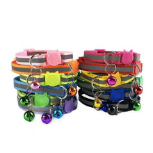 Load image into Gallery viewer, 60 Pcs Puppy Halsbandjes Luxury Cat Collars Collar Gato Pet Collar For Cats Collar With Bell Adjustable Buckle Puppy Cat
