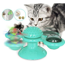 Load image into Gallery viewer, Pet Cats Toys Whirling Puzzle Training Turntable Supplies Windmill Ball Type Interactive At Kitten Play Cat Supplies158x74mm #15
