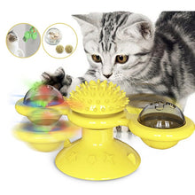 Load image into Gallery viewer, Pet Cats Toys Whirling Puzzle Training Turntable Supplies Windmill Ball Type Interactive At Kitten Play Cat Supplies158x74mm #15
